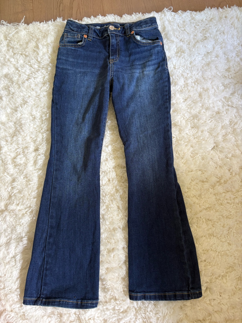 Cat & Jack Deep Blue Bootcut Stretch Jeans